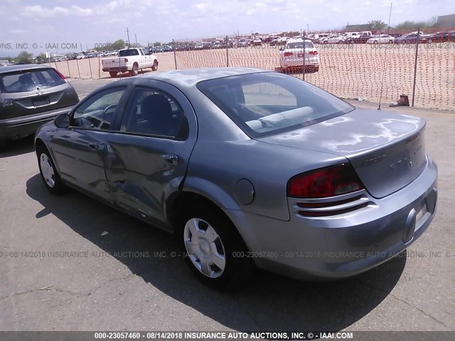 1B3EL46X66N182647 - 2006 DODGE STRATUS SXT BLUE photo 3