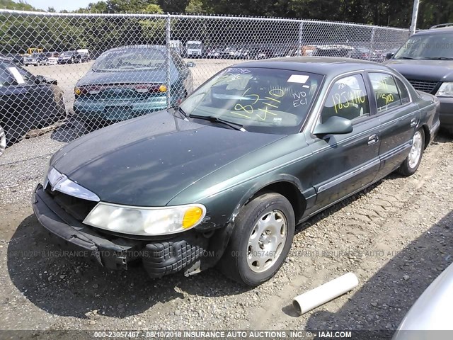 1LNHM97V0XY690160 - 1999 LINCOLN CONTINENTAL  Жасыл фото 2