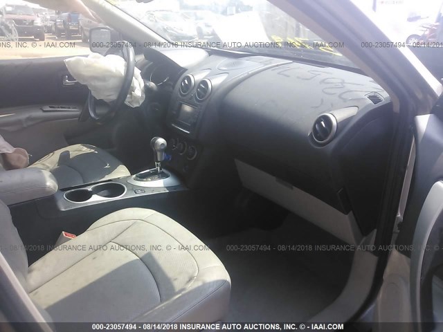 JN8AS5MV0BW664319 - 2011 NISSAN ROGUE S/SV/KROM SILVER photo 5