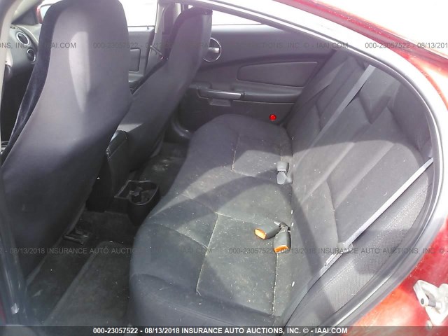 2G2WP552681134688 - 2008 PONTIAC GRAND PRIX RED photo 8