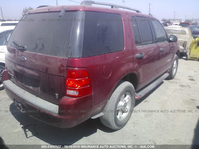 1FMZU73W84ZB18606 - 2004 FORD EXPLORER XLT/XLT SPORT/NBX 勃艮第红 照片 4