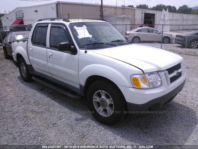 1FMZU67K14UA10097 - 2004 FORD EXPLORER SPORT TR  WHITE photo 1