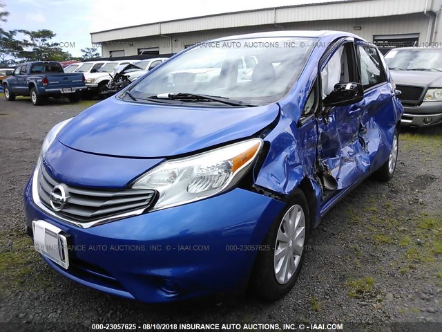 3N1CE2CP2GL355030 - 2016 NISSAN VERSA NOTE S/S PLUS/SV/SL/SR BLUE photo 2