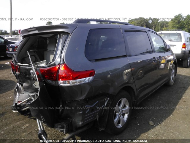 5TDKK3DC6DS330270 - 2013 TOYOTA SIENNA LE TAN photo 4