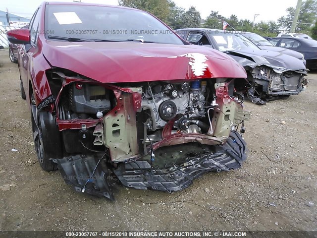 4S3GKAL67H3601611 - 2017 SUBARU IMPREZA SPORT RED photo 6