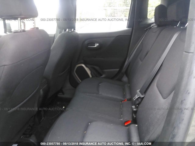 ZACCJBBT4GPD59529 - 2016 JEEP RENEGADE LATITUDE GRAY photo 8