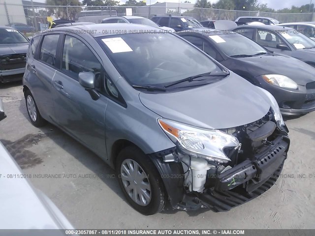 3N1CE2CP1FL394755 - 2015 NISSAN VERSA NOTE S/S PLUS/SV/SL/SR SILVER photo 1