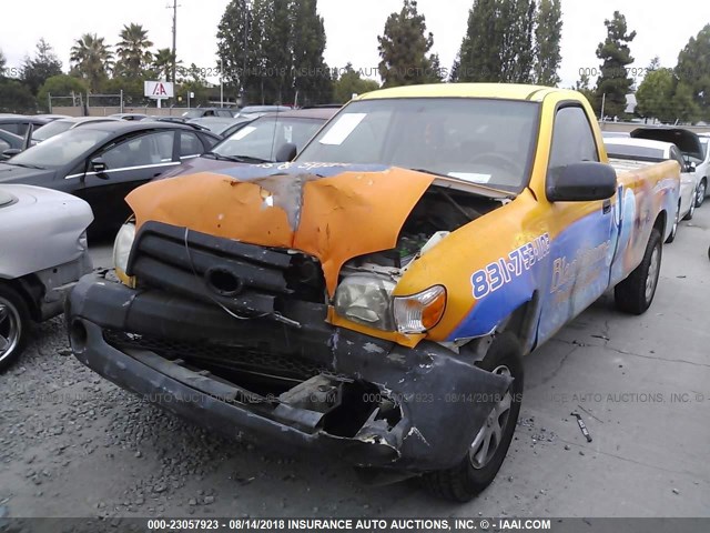 5TBJU32166S465770 - 2006 TOYOTA TUNDRA ORANGE photo 2