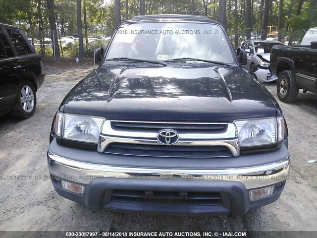 JT3HN86R129069663 - 2002 TOYOTA 4RUNNER SR5 BLACK photo 6