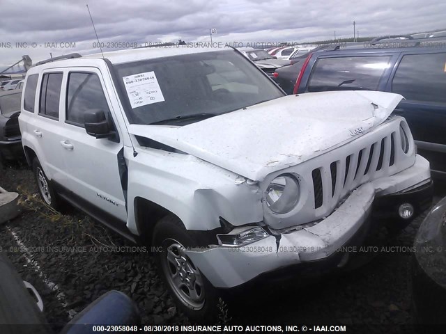 1C4NJPBA5GD744018 - 2016 JEEP PATRIOT SPORT WHITE photo 1