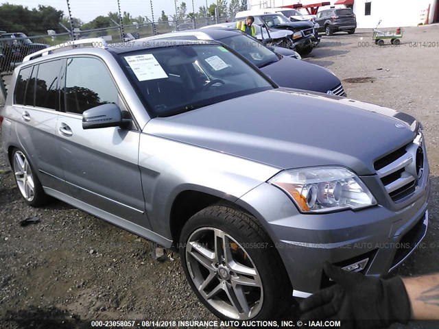 WDCGG8HB1BF626620 - 2011 MERCEDES-BENZ GLK 350 4MATIC SILVER photo 1