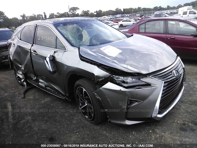 2T2ZZMCA4HC087777 - 2017 LEXUS RX 350/BASE/F SPORT GRAY photo 1