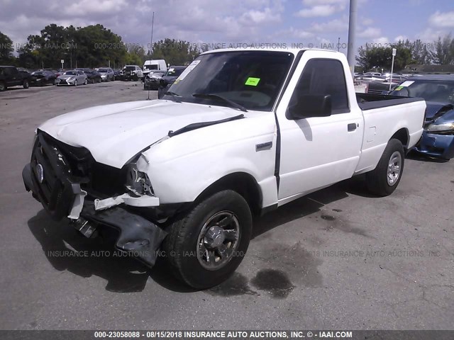 1FTKR1AD0BPA99337 - 2011 FORD RANGER WHITE photo 2