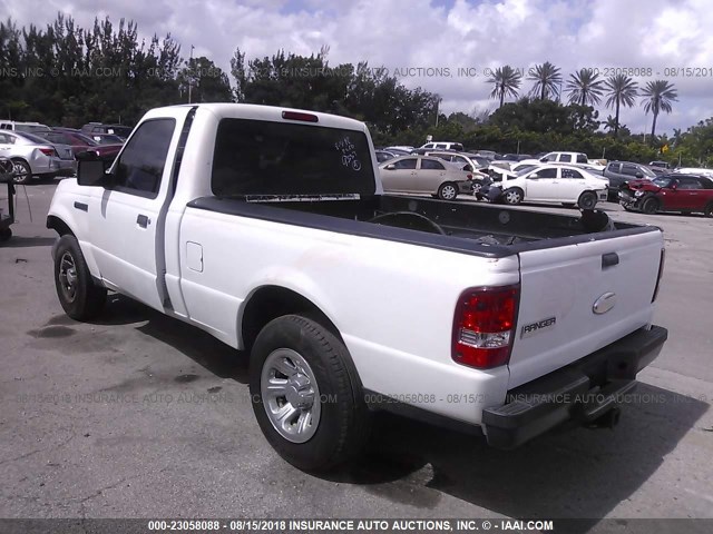 1FTKR1AD0BPA99337 - 2011 FORD RANGER WHITE photo 3