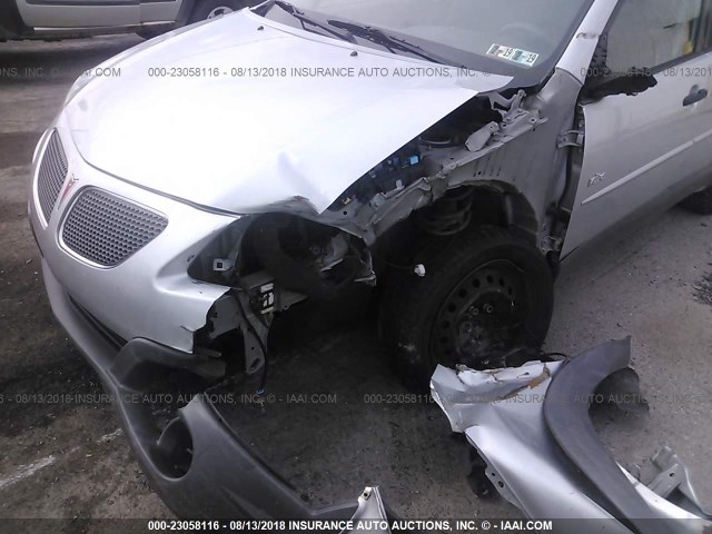 5Y2SL63865Z442790 - 2005 PONTIAC VIBE SILVER photo 6