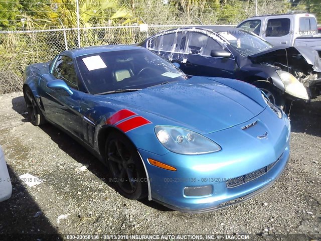 1G1YR2DW5A5102815 - 2010 CHEVROLET CORVETTE GRAND SPORT BLUE photo 1