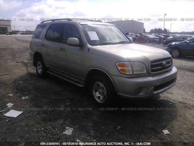 5TDZT34A73S204671 - 2003 TOYOTA SEQUOIA SR5 GOLD photo 1