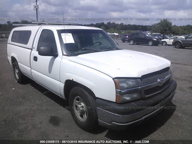 1GCEC14X73Z348064 - 2003 CHEVROLET SILVERADO C1500 WHITE photo 1