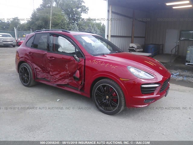 WP1AD2A24ELA70531 - 2014 PORSCHE CAYENNE GTS RED photo 1