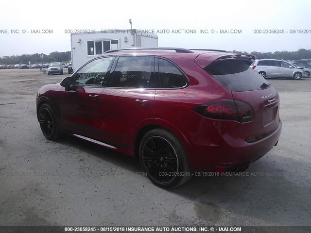 WP1AD2A24ELA70531 - 2014 PORSCHE CAYENNE GTS RED photo 3