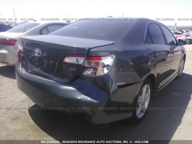 4T1BF1FK7CU126080 - 2012 TOYOTA CAMRY SE/LE/XLE ნაცრისფერი ფოტო 6