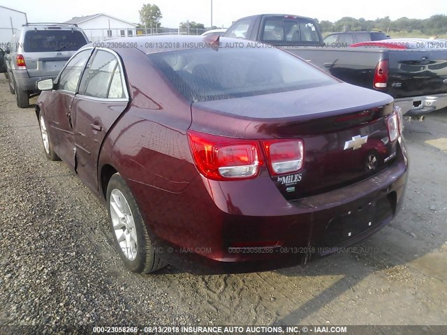 1G11C5SL9FF273453 - 2015 CHEVROLET MALIBU 1LT მუქწითელი ფოტო 3