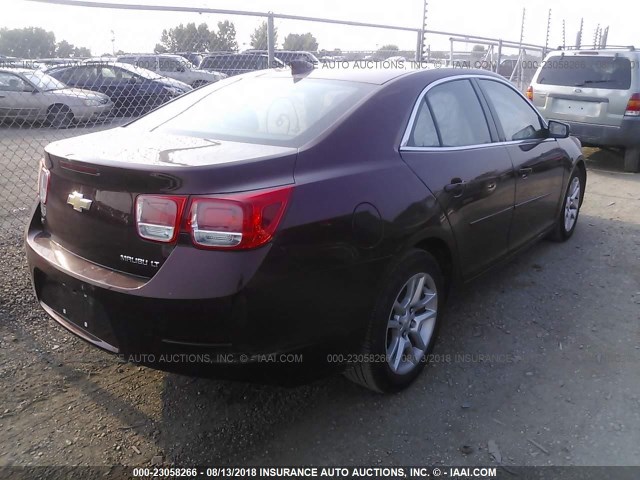 1G11C5SL9FF273453 - 2015 CHEVROLET MALIBU 1LT მუქწითელი ფოტო 4