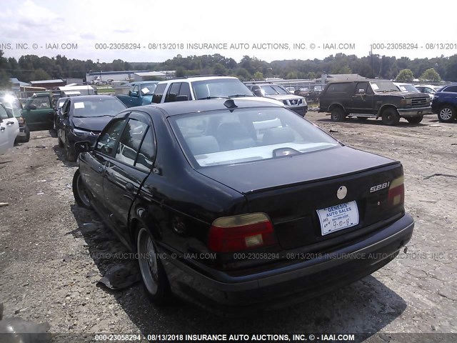 WBADD6323WGT97352 - 1998 BMW 528 I AUTOMATIC BLACK photo 3