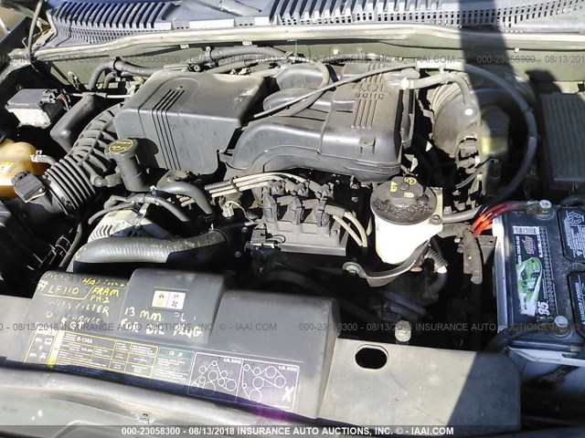 1FMZU73KX3UB76435 - 2003 FORD EXPLORER XLT/XLT SPORT/NBX 绿色 照片 10