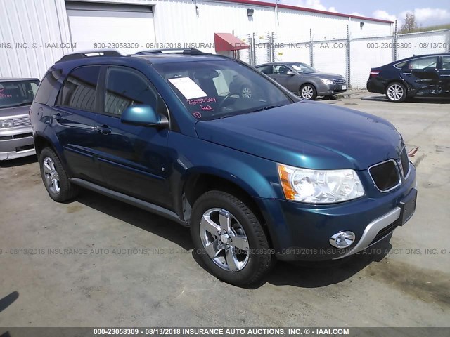 2CKDL63F276090189 - 2007 PONTIAC TORRENT BLUE photo 1