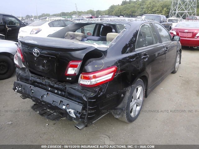4T1BF3EK9BU735392 - 2011 TOYOTA CAMRY SE/LE/XLE BLACK photo 6