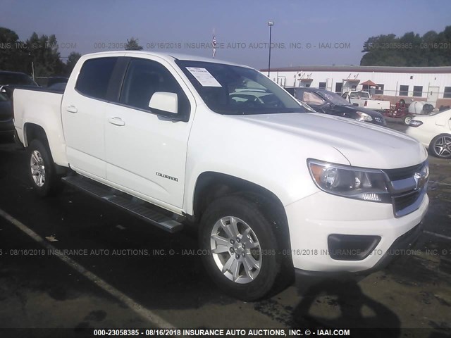 1GCGSCE37G1368645 - 2016 CHEVROLET COLORADO LT WHITE photo 1