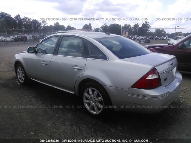 1FAHP28177G106668 - 2007 FORD FIVE HUNDRED LIMITED SILVER photo 3