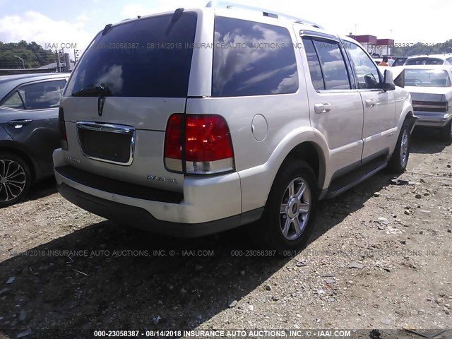 5LMEU88H95ZJ33421 - 2005 LINCOLN AVIATOR Şampan foto 4