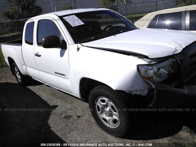 5TETX22N15Z081370 - 2005 TOYOTA TACOMA ACCESS CAB Ақ фото 1