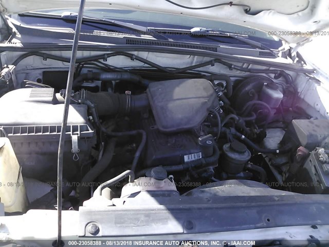 5TETX22N15Z081370 - 2005 TOYOTA TACOMA ACCESS CAB Ақ фото 10