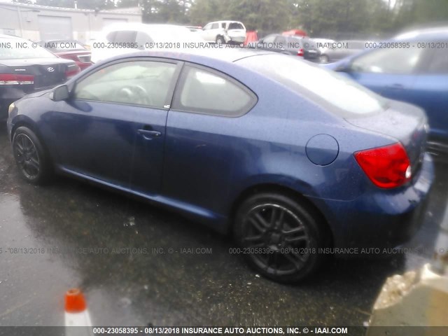 JTKDE177350021386 - 2005 TOYOTA SCION TC 蓝色 照片 3