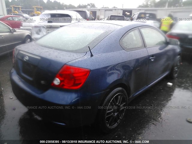 JTKDE177350021386 - 2005 TOYOTA SCION TC 蓝色 照片 4