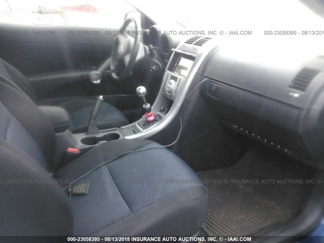 JTKDE177350021386 - 2005 TOYOTA SCION TC 蓝色 照片 5