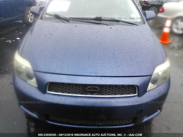 JTKDE177350021386 - 2005 TOYOTA SCION TC 蓝色 照片 6