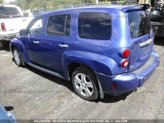 3GNDA23D56S527405 - 2006 CHEVROLET HHR LT BLUE photo 3