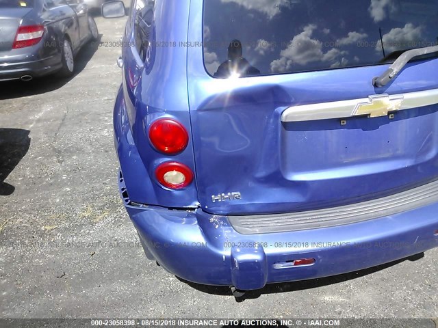 3GNDA23D56S527405 - 2006 CHEVROLET HHR LT BLUE photo 6