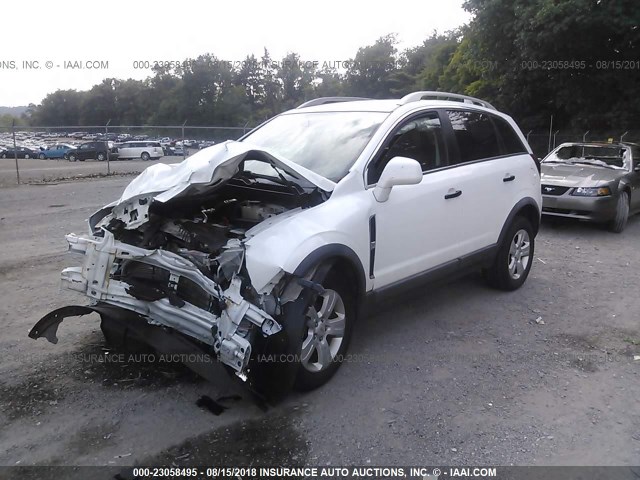 3GNAL2EK5DS634959 - 2013 CHEVROLET CAPTIVA LS WHITE photo 2