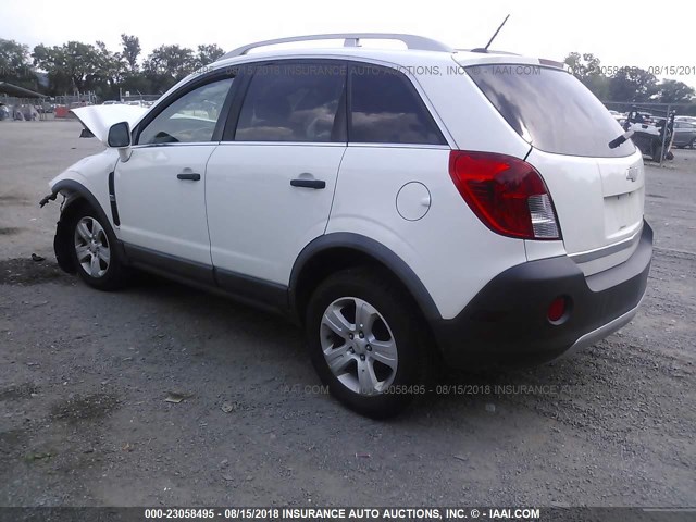 3GNAL2EK5DS634959 - 2013 CHEVROLET CAPTIVA LS 白色 照片 3