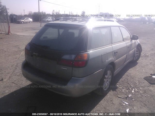 4S3BH675447641610 - 2004 SUBARU LEGACY OUTBACK AWP 绿色 照片 4