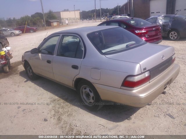 1NXBA02E7VZ577229 - 1997 TOYOTA COROLLA CE GOLD photo 3