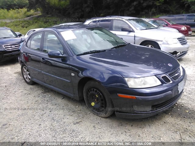 YS3FD49YX71122330 - 2007 SAAB 9-3 2.0T BLUE photo 1