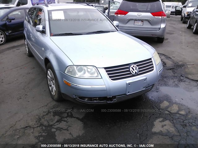 WVWVH63B42E009868 - 2002 VOLKSWAGEN PASSAT GLS Light Blue photo 6