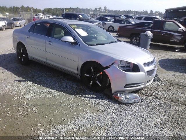 1G1ZJ57729F218383 - 2009 CHEVROLET MALIBU 2LT SILVER photo 1