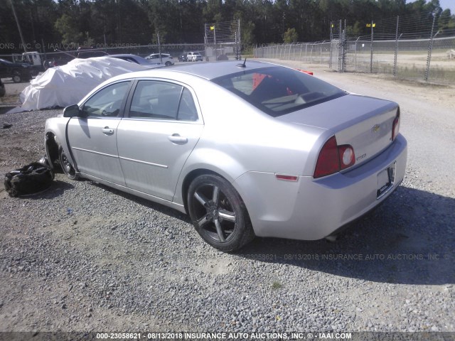 1G1ZJ57729F218383 - 2009 CHEVROLET MALIBU 2LT SILVER photo 3